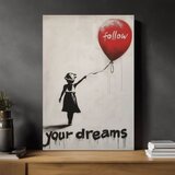  Slika HEART BALLOON GIRL | Italijansko platno | Shoptok.si