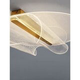 Nova Luce Aluminijasta LED zatemnitvena stropna svetilka v zlati barvi 55x45 cm Valentin – | Shoptok.si