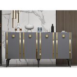 Woody Fashion Doruk - Anthracite, Gold AnthraciteGold Console Cene