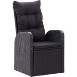  7-dijelni vrtni blagovaonski set s jastucima crni | shoptok.hr