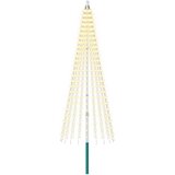  Božićno drvce od svjetlosnih niti s klinom i jarbolom 250 cm - 250 cm | shoptok.hr