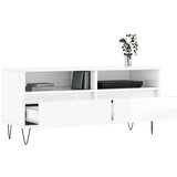 TV ormarić sjajni bijeli 100x34 5x44 5 cm od konstruiranog drva | shoptok.hr