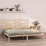 The Living Store Posteljni okvir iz trdnega lesa 200x200 cm - Posteljni Okvir, (21523777) Cene