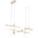  Ondaluce - Visilica na sajli JEWEL 6xE14/10W/230V zlatna/bela | Eponuda.com