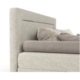 Maison de Rêve Siva/bež oblazinjena postelja 80x200 cm Alba – | Shoptok.si