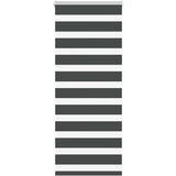 vidaXL Zavjesa zebra crna 60x100 cm &scaron;irina tkanine 55,9 cm poliester cijene