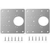 INF Plošča za popravilo pohištvenih tečajev 9x9 cm iz nerjavečega jekla 2-pack, (21247028) Cene