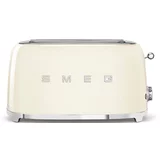 Smeg TSF02CREU 2-Schlitz-Toaster Lang 50's Retro Style, Creme