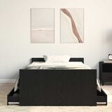  Krevetna konstrukcija s ladicama Crni hrast 203 x 93 x 50 cm | Eponuda.ba