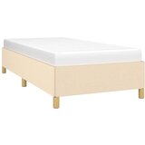  Okvir za krevet bez madraca krem 100 x 200 cm od tkanine | shoptok.hr