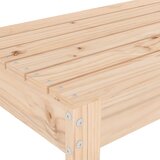  Vrtna klupa 80 x 38 x 45 cm od masivne borovine | shoptok.hr