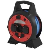 kabelski kolut 20 m Weatherproof, 3 vtičnice, modra, P08620W