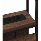  Skladiščni naslon s polico Rjavi hrast 75 cm Konstruiran les, (5000142359) | Shoptok.si