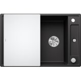 Blanco pomivalno korito AXIA III 45 S InFino SILGRANIT desko stekleno, z daljin. prim. - GRAFIT | Shoptok.si