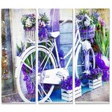 Wallity Slike u setu od 3 kom 20x50 cm Lavender - Cijene