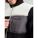Napapijri Jopa iz flisa 'YUPIK' grafit / črna / bela | Shoptok.si