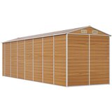  Vrtno spremište svjetlosmeđe 191 x 640 x 198 cm pocinčani čelik | shoptok.hr