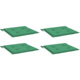  Jastuci za vrtne stolice 4 kom zeleni 40 x 40 x 4 cm od tkanine | shoptok.hr