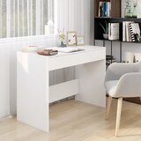 Maison Chic Pisalna miza - pisarniška miza - Računalniška miza bela 101x50x76,5 cm inženirski les, (21785544) | Shoptok.si
