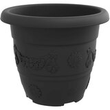  Lončki za rastline 6 pcs Črna Ø 26 x 21.5 cm Plastika, (5000207849) | Shoptok.si