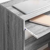  Stol s ladicama Siva Sonoma 77.5 x 43 x 79 cm Konstruirano drvo | shoptok.hr