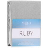 AmeliaHome Plahta s gumom Ruby 80-90x200 cm, siva Cijene