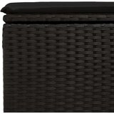 vidaXL 6-dijelni set vrtnih sofa s jastucima crni od poliratana | shoptok.hr