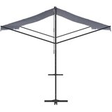  Samostojeća tenda plavo-bijela 500 x 300 cm od tkanine i čelika | shoptok.hr