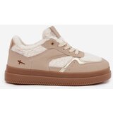 Boto Women's Platform Sneakers with Sheepskin Beige Frelina | Shoptok.si