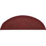  Prostirke za stepenice 30 kom 56x17x3 cm Bordo poluokrugle | Shoptok.si