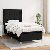 The Living Store Box spring postelja z vzmetnico črn 90x190 cm blago - Box Spring Postelja, (21512048) | Shoptok.si
