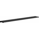  Prozorska klupčica Crno s drvenim uzorkom 120 x 20 x 4,5 cm PVC | shoptok.hr