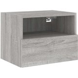  5-dijelni zidni TV elementi siva boja hrasta konstruirano drvo | shoptok.hr