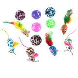 zooplus Set igračaka s loptama i miševima - 12-dijelni set