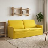 SOFA za 3 osobe Žuta 190 x 81 x 82 cm Baršun | shoptok.hr