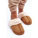 PS1 Women's Slippers With Fur Camel Pinky Cene