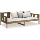  Dnevni ležaj od masivne borovine smeđa boja meda 90 x 200 cm | shoptok.hr