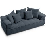 Bobochic Paris Temno modra sedežna garnitura iz šenilje 237 cm Whesley – | Shoptok.si