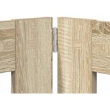 Vrata za pse s postoljem 4 pcs Hrast sonoma 100 x 100 cm | Shoptok.si