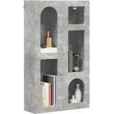 Viseći Viseča omarica Betonsko siva 59 x 20 x 100 cm Konstruiran les, (5000113213) | Shoptok.si