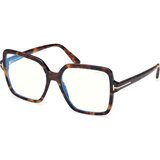 Tom Ford Ženski okvir za dioptrijske naočare Blue block 0FT6063-B 5256, Smeđi | Eponuda.com