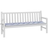  Jastučić za klupu Crna Karirana 150 x 50 x 3 cm Oxford tkanina | shoptok.hr
