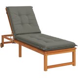  Jastučić za ležaljku GEMERT 100% poliester Siva 190 x 50 x 9 cm - Siva 190 x 50 x 9 cm Melange | shoptok.hr