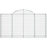  Obokane gabion košare 18kosov 200x30x100/120cm pocinkano železo, (20758516) | Shoptok.si