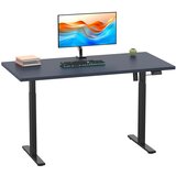 MID.YOU Dvižna Miza E-lona, Antracit, Črna, 110x80cm | Shoptok.si