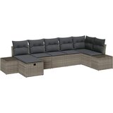  Sjedeća garnitura za vrt 7 kom. Siva poliratan 319 x 154 x 85 cm | shoptok.hr