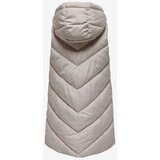 Jacqueline De Yong Skylar Brezrokavnik Siva | Shoptok.si