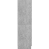  Ormar siva boja betona 82,5 x 51,5 x 180 cm konstruirano drvo | shoptok.hr