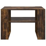  Stolić za kavu Dimljeni hrast 66 x 49 5 x 45 cm Konstruirano drvo | shoptok.hr