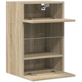  Zidni ormarići s LED svjetlima za TV 2 kom boja hrasta 40 x 30 x 60,5 cm | shoptok.hr